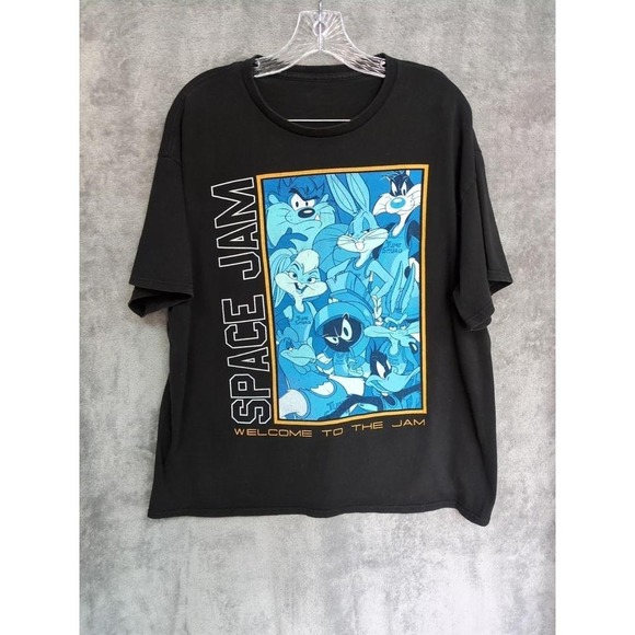 Looney Tunes Tshirt Mens Medium (Estimated) Graphic Retro Space Jam A New Legacy - Picture 2 of 8